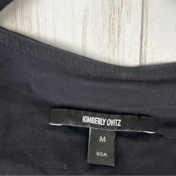 Kimberly Ovitz black zip up light jacket Medium - Picture 3 of 6